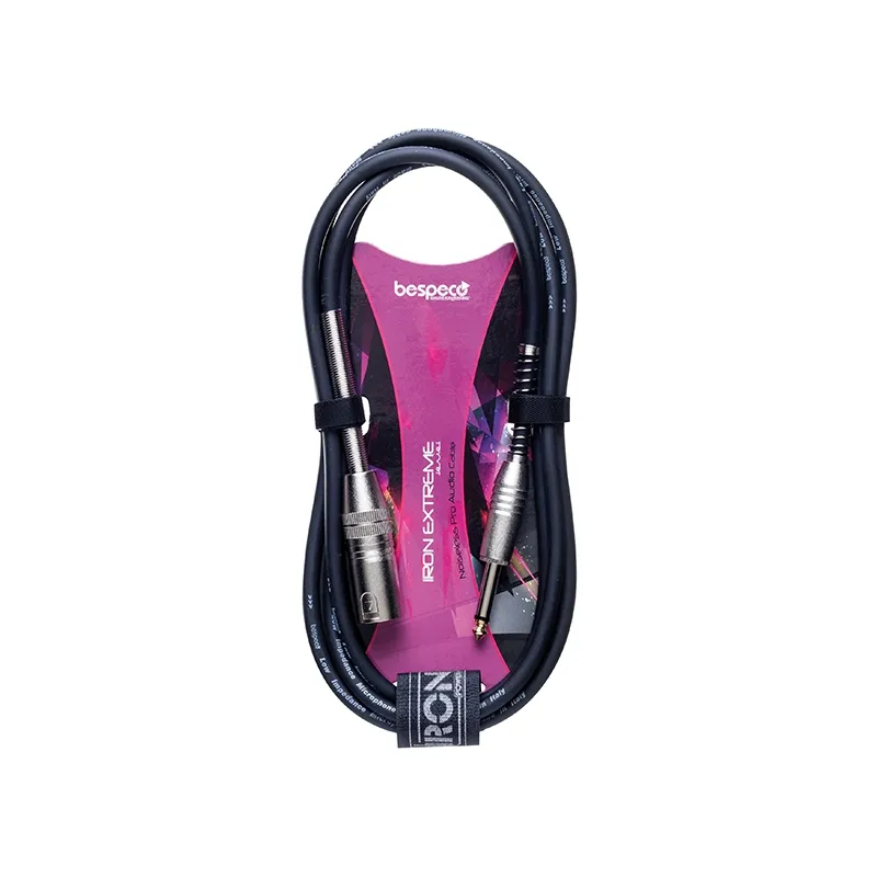 BESPECO Iron Extreme IROMM600P - Cavi per speaker attivo - cannon maschio - jack Ø 6,3 mm da 6m Saldi