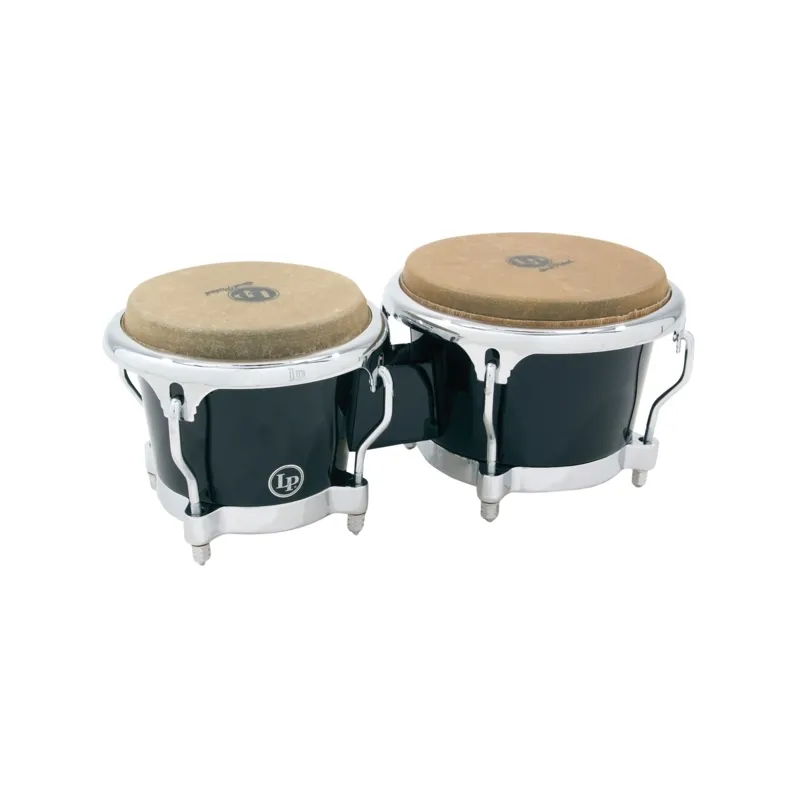 Bongos Latin Percussion in fibra LP200 XF-BK Più Venduto