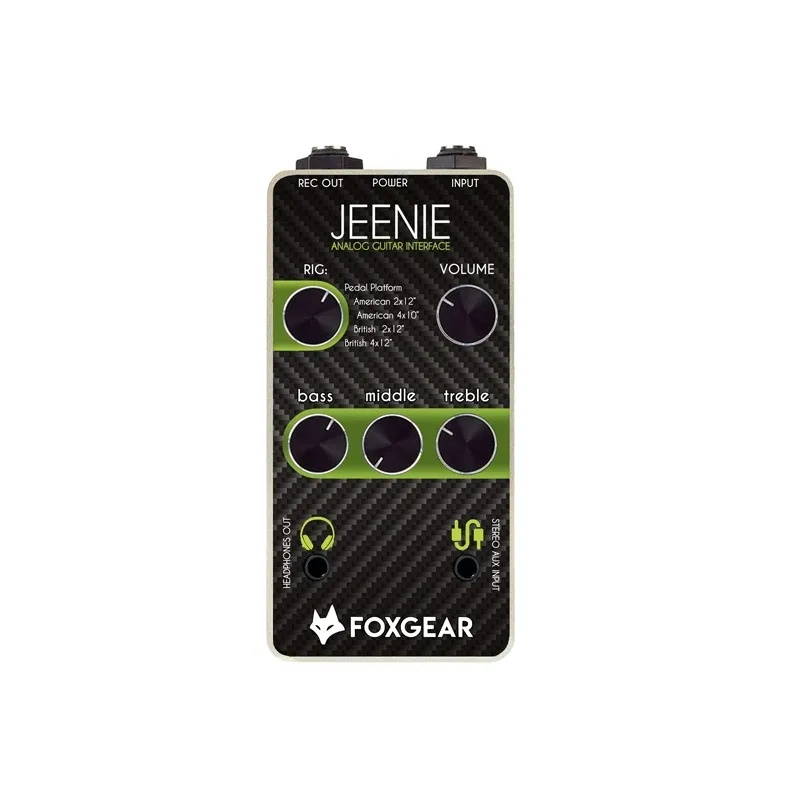 Offerta Limitata Foxgear JEENIE - Pedale simulatore di amplificatore