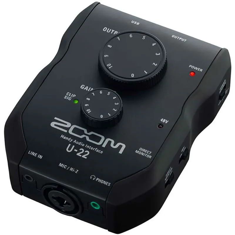 Zoom U-22 - interfaccia audio USB 2in/2out Offerta Del Giorno