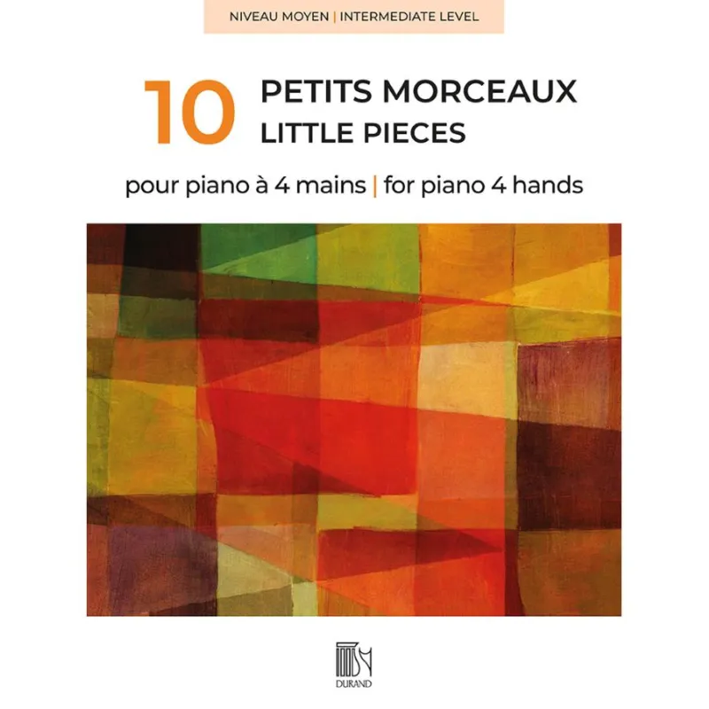 10 petits morceaux pour piano à 4 mains Libro Soddisfatti O Rimborsati