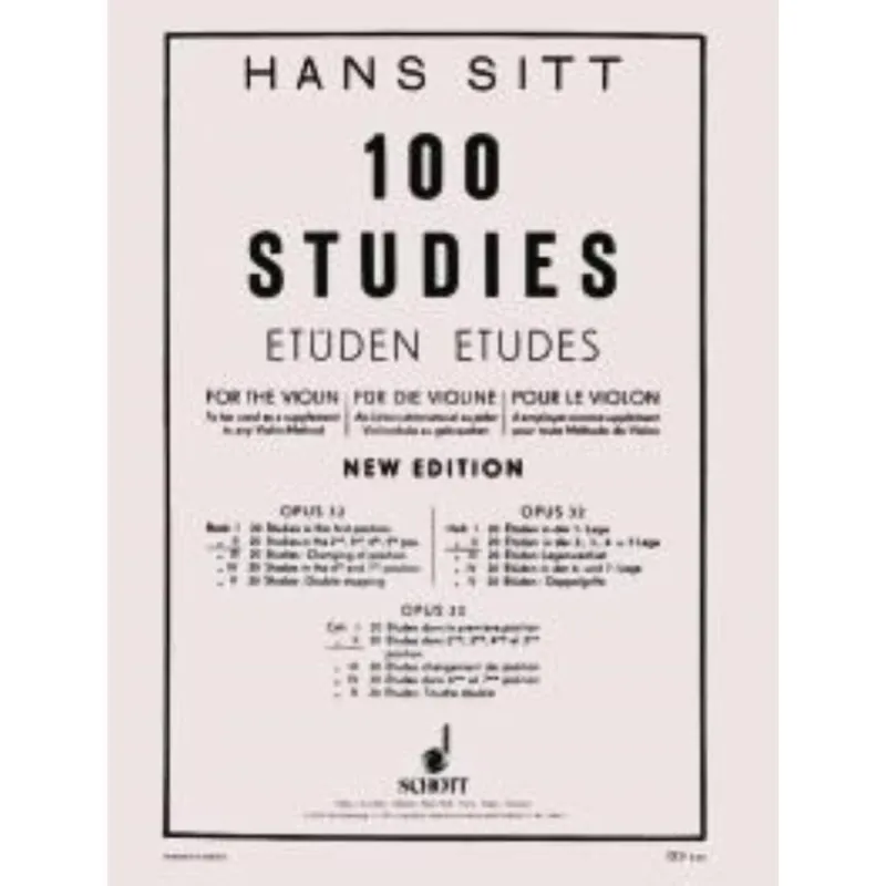 100 Studies - Etüden - Études Opus 32 Vol. 2 Libro Professionale