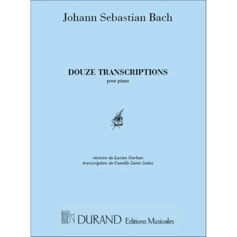 12 Transcriptions, Pour Piano, Recueillies Et Partitura Occasione Imperdibile