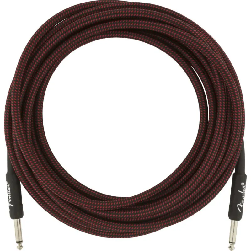 A Buon Prezzo Fender Professional cavo strumento 6 Mt Red Tweed