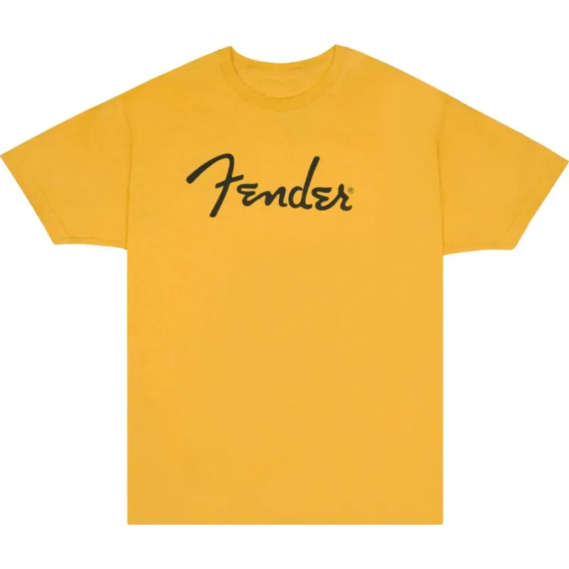 Prezzo Ridotto FENDER Spaghetti Logo T-Shirt Butterscotch Blonde XXL