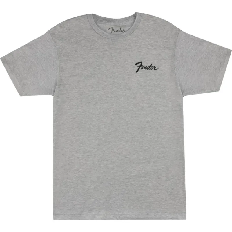 FENDER Transition Logo Tee Athletic Gray XXL Saldi