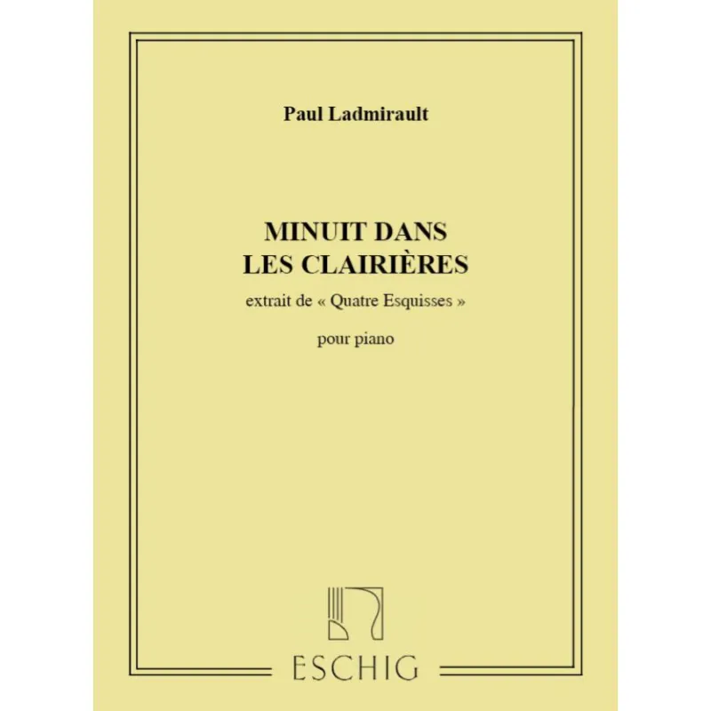 Popolare Minuit Dans...Piano Partitura