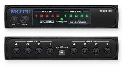 Saldi Motu Midi Microlite Usb