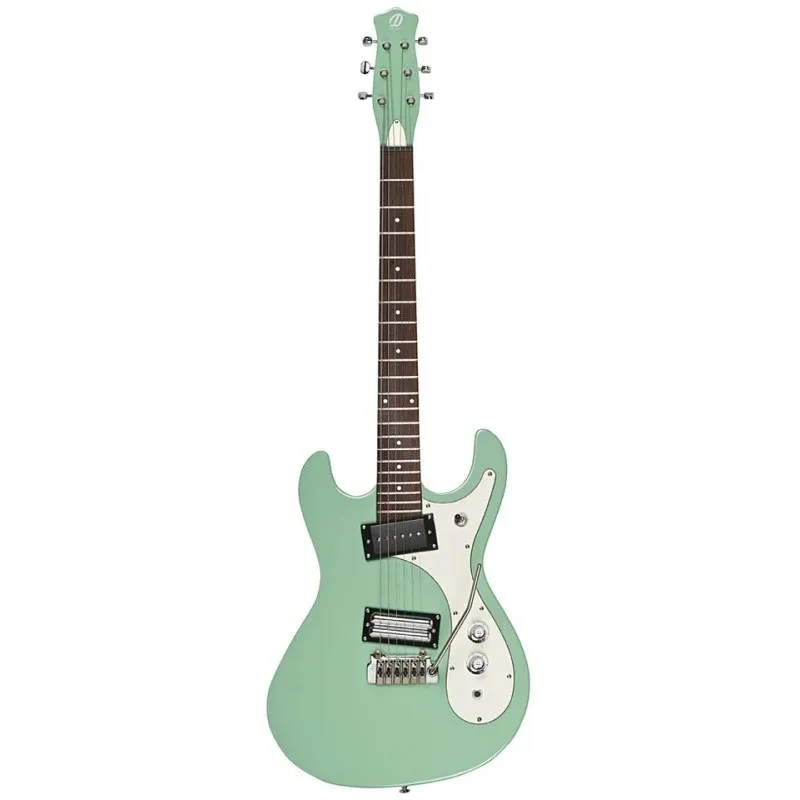 Spedizione Espresso Danelectro 64XT Dark Aqua - Chitarra elettrica con ponte Wilkinson