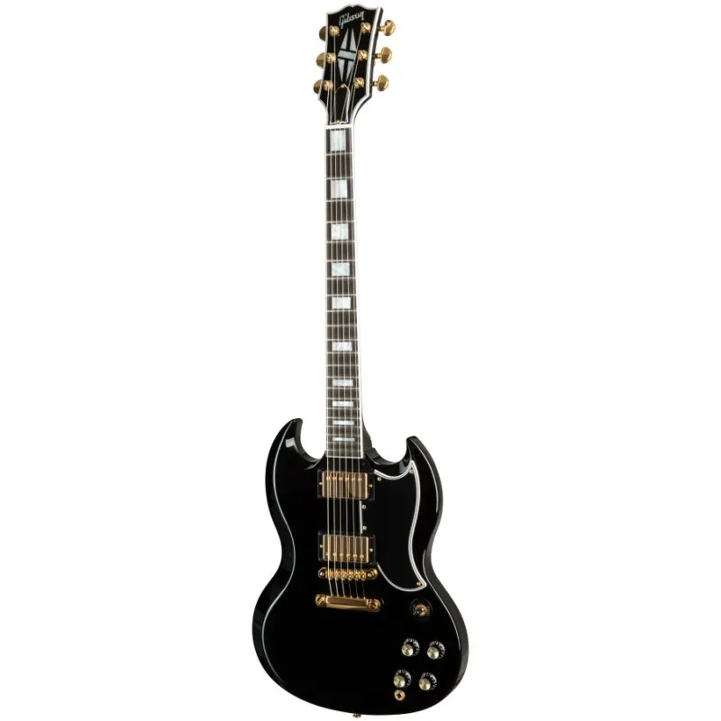 Prezzo Basso Gibson SG Custom EB GH - Chitarra elettrica double cutaway sg nera