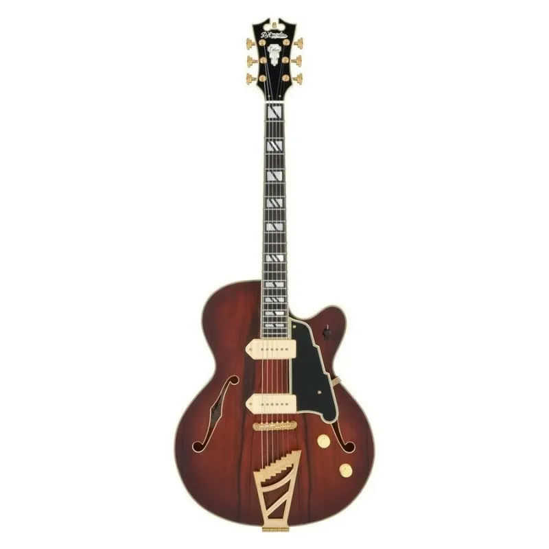 D‘Angelico Deluxe 59 Satin Brown Burst - Chitarra semiacustica Soddisfatti O Rimborsati