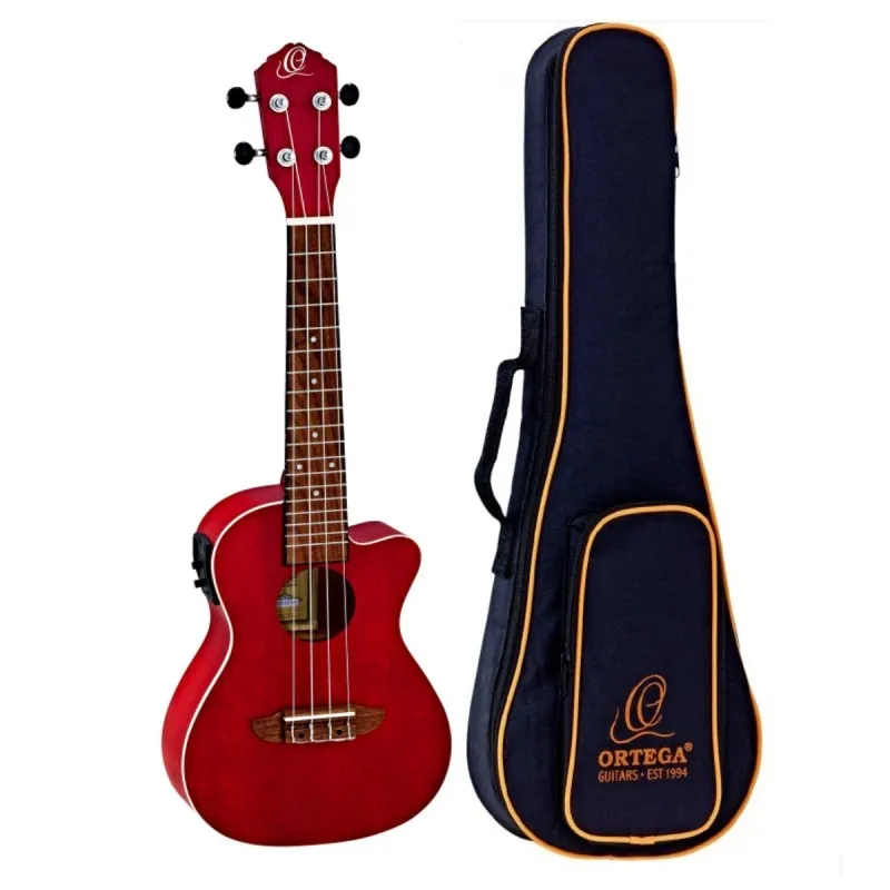 Ortega Guitars RUFIRE-CE + Bag OUBSTD-CC - Set ukulele con custodia Ordina Subito