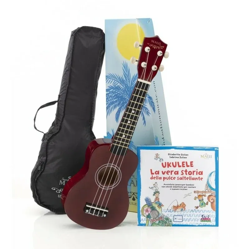 Esclusivo Soundsation 10-BW Kit Marrone - Ukulele soprano con bag