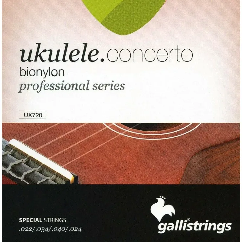 Galli UX720 - Muta di corde per ukulele concerto Bestseller
