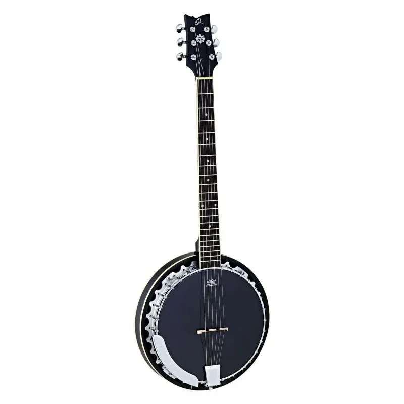 Ortega OBJ350/6-SBK - Banjo a sei corde di qualità Must-Have
