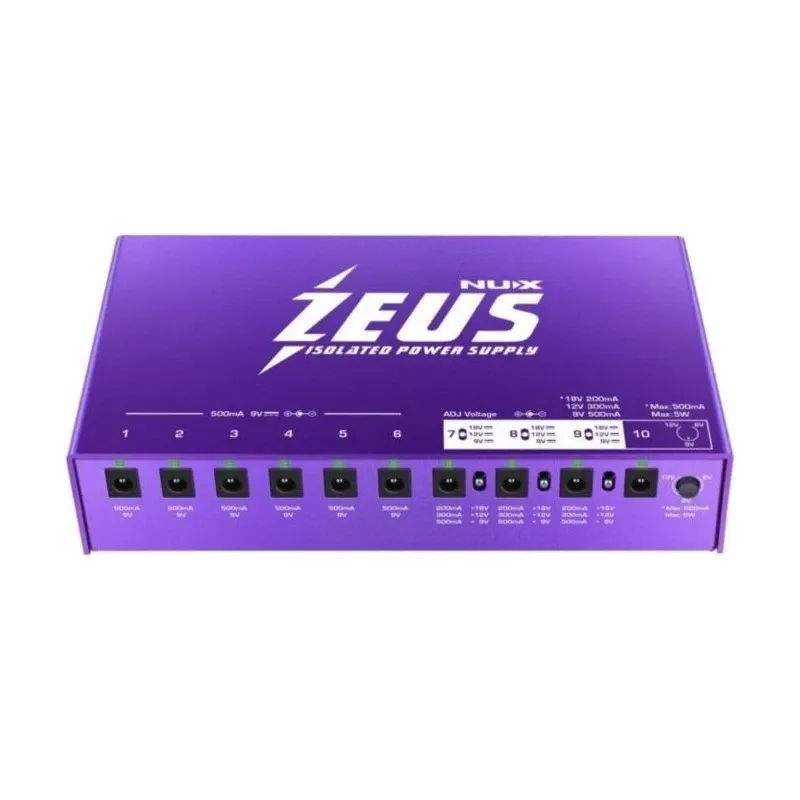 NUX NIP-Z10 - Alimentatore Multiplo per Effetti Compra Oggi Stesso