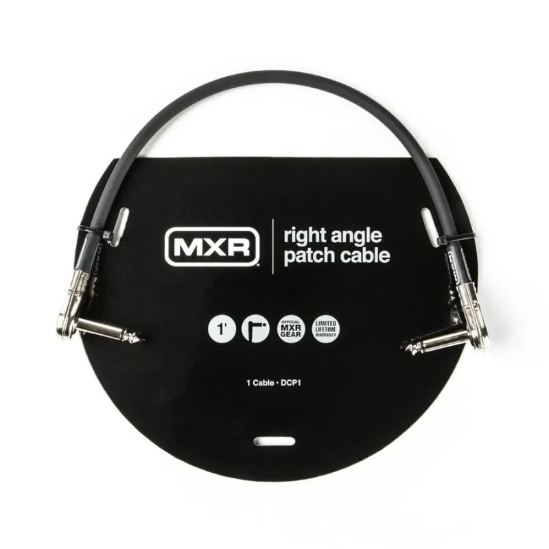 MXR DCP1 Black - Cavo patch 30 cm Solo Oggi