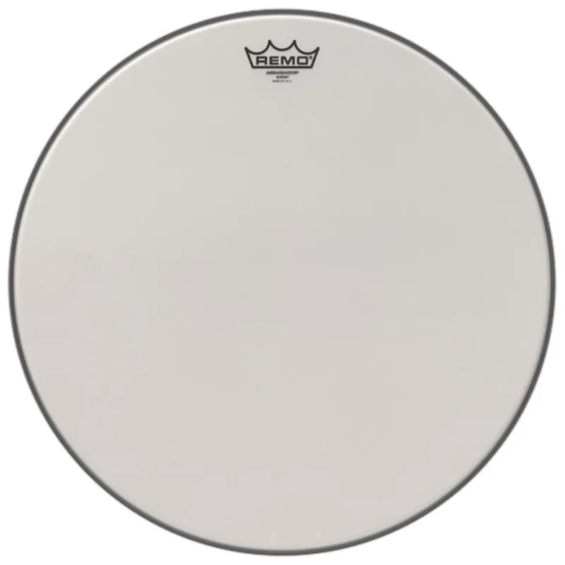 A Buon Prezzo REMO Ambassador Suede 18" BA-0818-00 - Pelle per Grancassa da 18"