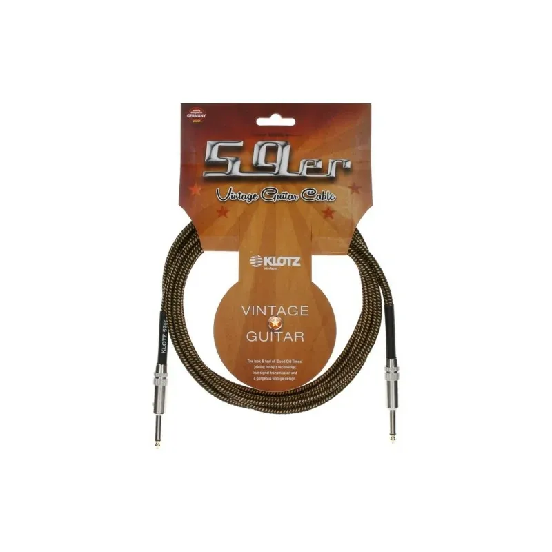 Ultime Pezzi KLOTZ VIN-0600 - Cavo Jack Per Chitarra 6 Metri