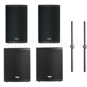 FBT Bundle 2 X-Lite110A + 2 X-Sub115A + 2 Distanziatori Quantità Limitata