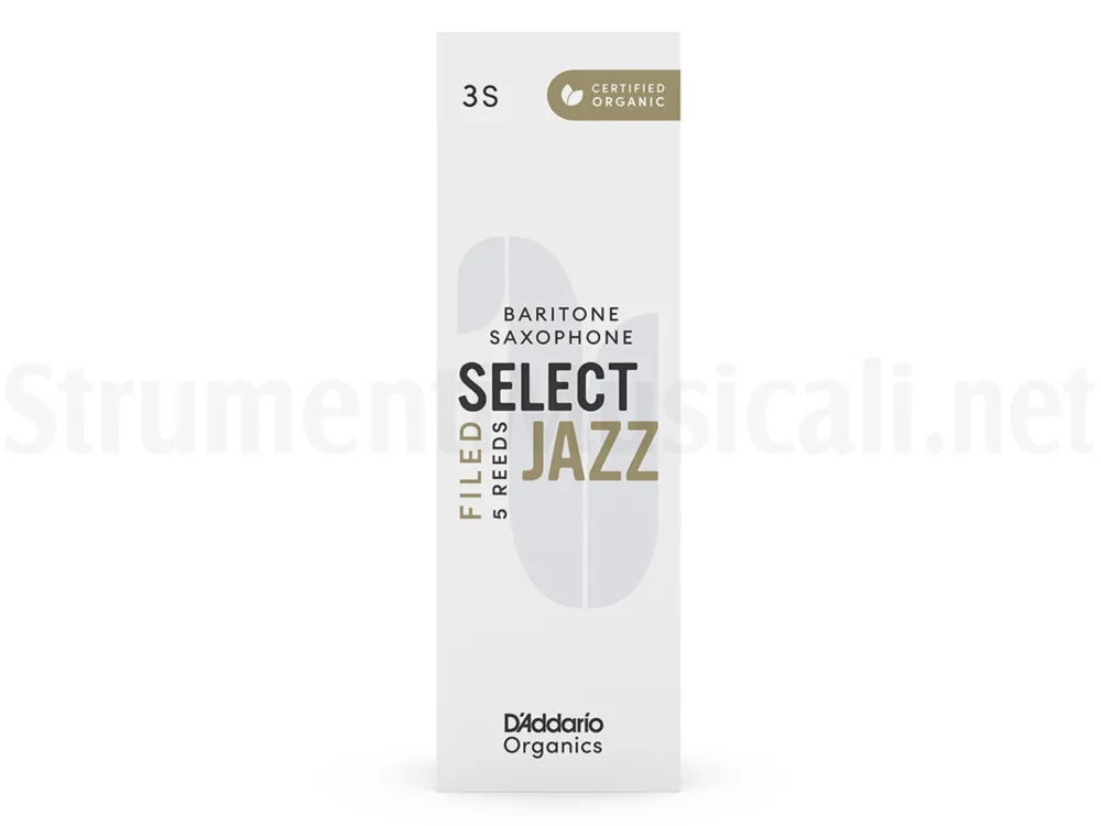Economico D‘ADDARIO Organic Select Jazz Filed Baritone Sax 3 Soft (5-pack)