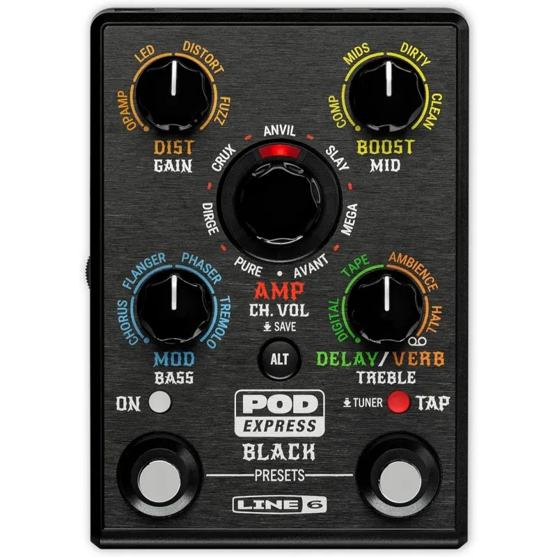 LINE6 POD EXPRESS GUITAR - BLACK Reso Gratuito