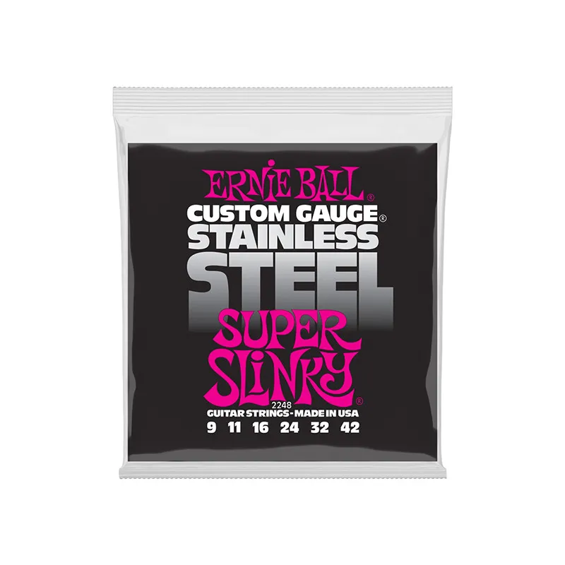 ERNIE BALL 2248 MUTA CORDE CHITARRA ELETTRICA STAINLESS STEEL Ultimissimo Modello