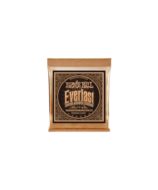 Prezzo Ridotto ERNIE BALL 2546 EVERLAST COATED PHOSPHOR BRONZE MEDIUM LIGHT 12-54