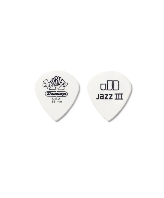 Subito Disponibile Dunlop 478P1.50 TORTEX WHITE JAZZ III, 1.5MM