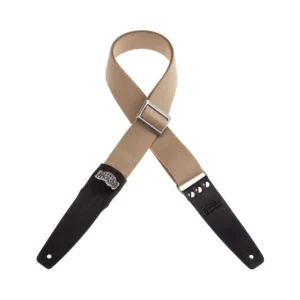 Offerta Speciale MAGRABO‘ STRIPE SC COTTON BEIGE 5 CM TERMINALI CORE NERO, FIBBIA RECTA ARGENTO