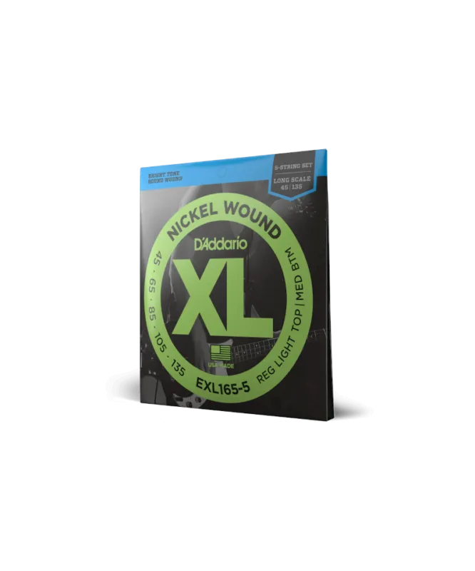 D‘ADDARIO EXL165-5 CUSTOM LIGHT Ultime Pezzi