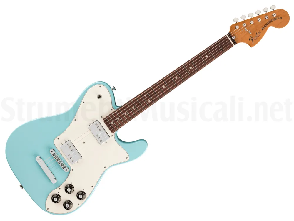 Offerta Lampo FENDER Kingfish Delta Day Telecaster Deluxe RW Daphne Blue