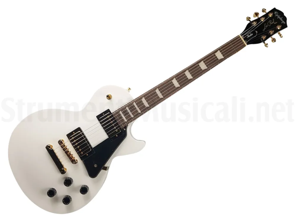 A Buon Prezzo EPIPHONE Les Paul Studio Limited Alpine White w/ Gold Hardware