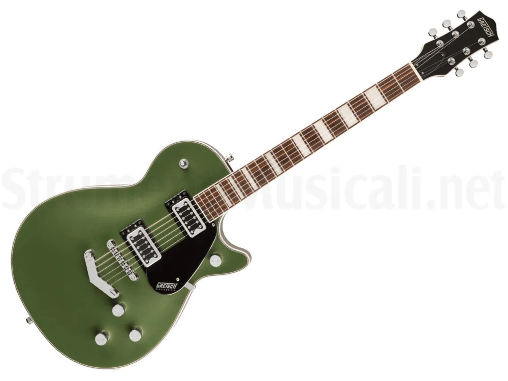 GRETSCH G5220 Electromatic Jet BT w/V-Stoptail LRL Olive Metallic Nuovo Arrivo