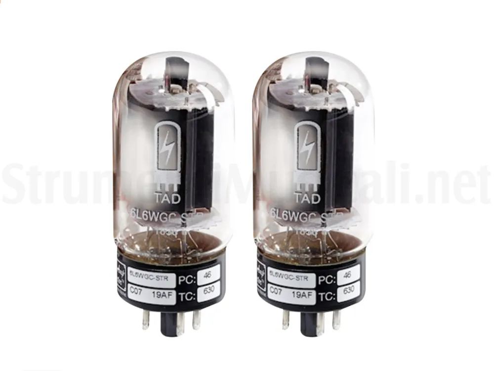 Prezzo Scontato TUBE AMP DOCTOR 6L6WGC-STR Blackplate Matched Pair