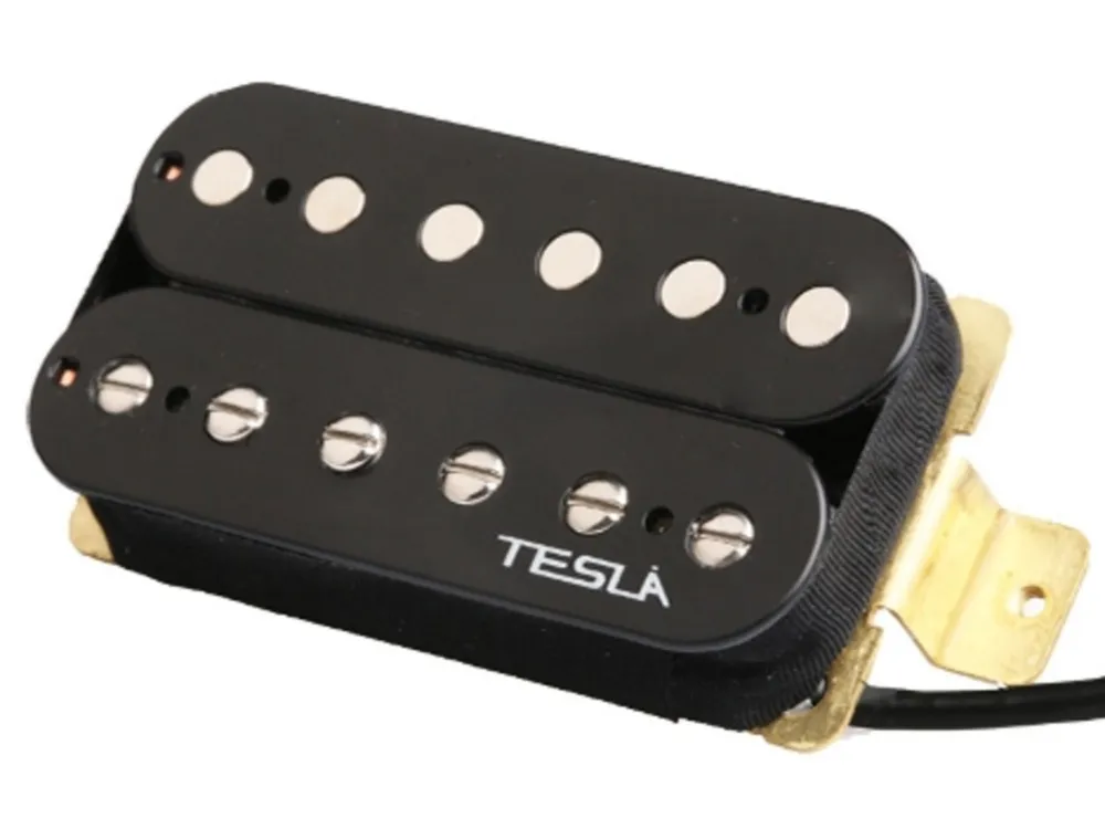 TESLA Plasma-7 B BLK - Electric Guitar Humbucker Pickup - Bridge - Black Professionale