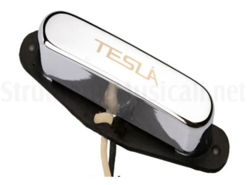 TESLA VR-TE N CR - Tele Style Electric Guitar Single Coil Pickup - Neck - Chrome Sconto