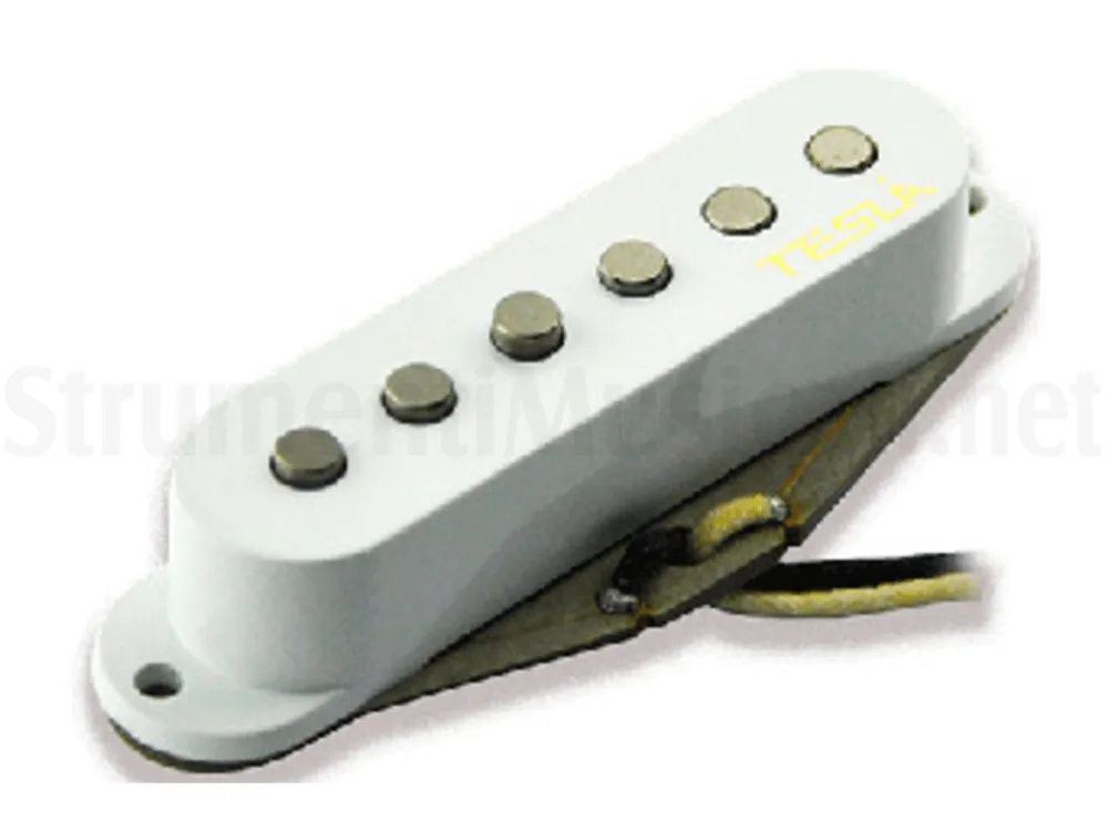 Super Prezzo TESLA TV-S1 N WHT - Electric Guitar Single Coil Pickup - Neck - White