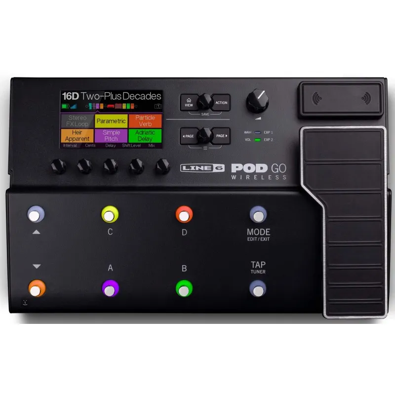 Line6 Pod Go Wireless PEDALIERA MULTI-EFFETTO WIRELESS CON MODELLATORE DI AMPLI E PEDALE D‘ESPRESSIONE Offerta Speciale