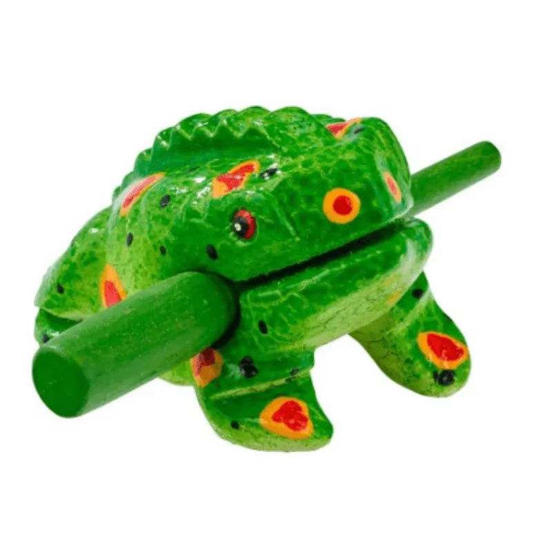 Promozione Esclusiva Afroton AFR733B FROGGY XS cm.8x5x5 - Guiro Rana
