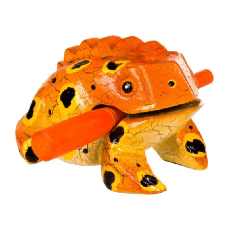 Afroton AFR734B FROGGY cm.9.5 Guiro Rana Super Prezzo