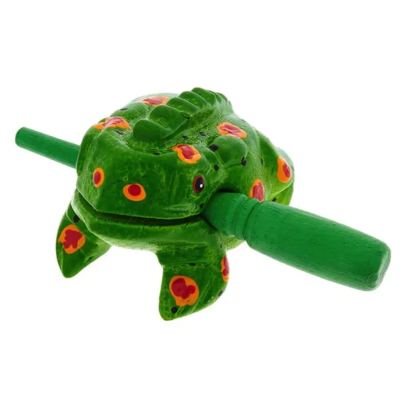 Afroton AFR738B FROGGY Guiro Rana cm.14 Prezzo Conveniente