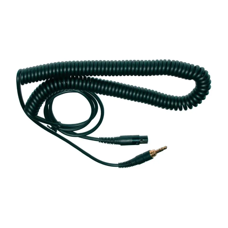 AKG EK500 Cavo a Spirale per Cuffie Mini XLR 3 Pin - Mini Jack Stereo Scelto Dai Clienti