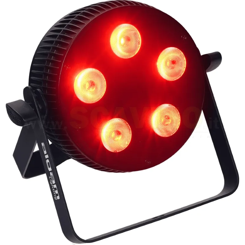 Algam Lighting SLIMPAR-510-QUAD Proiettore Par LED 5 x 10W RGBW Novità