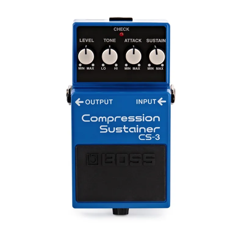 Boss CS3 Compressor Sustainer Effetto Compressore Sustainer a Pedale per Chitarra Professionale