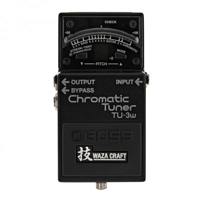Boss TU3W WAZA Accordatore Cromatico a Pedale per Chitarra e Basso Spedito Oggi
