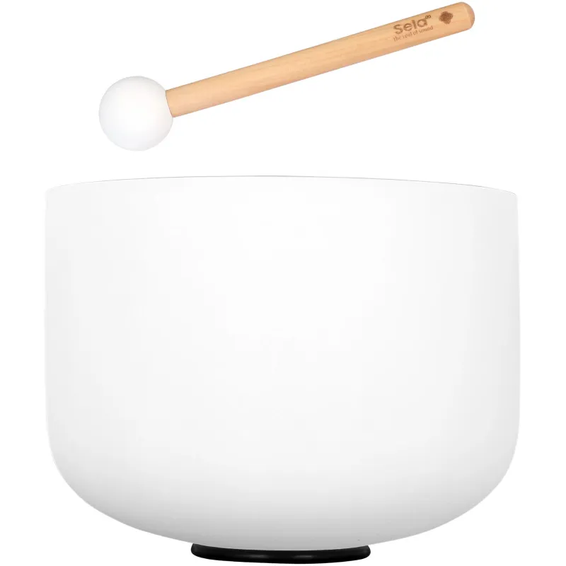 Subito Disponibile Campana Tibetana 10" SECFU10D Crystal Singing Bowl Opaca 432 Hz RE
