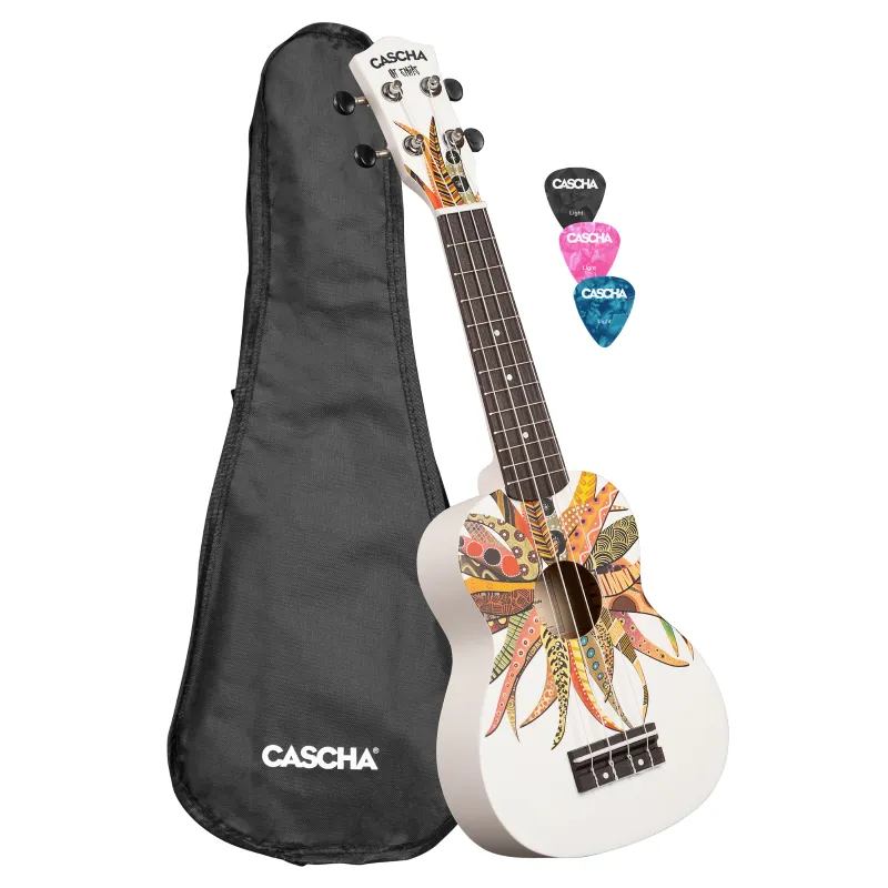 Acquista Ora Cascha CULS-DC Soprano Ukulele Linden Dreamcatcher (incl. Bag, 3 Picks)