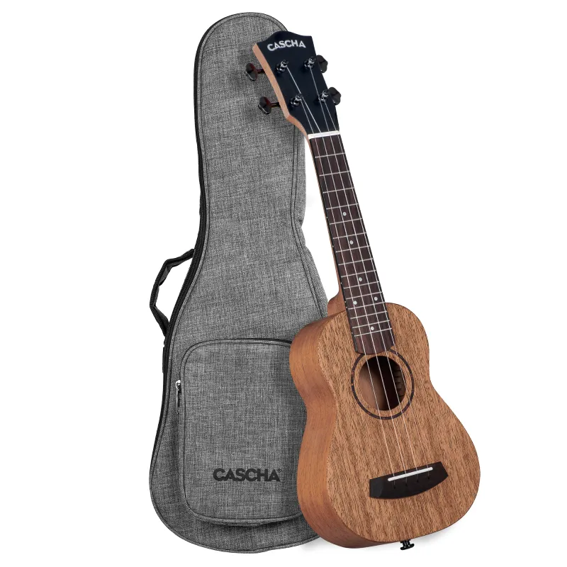 Cascha CUSMS1 Soprano Ukulele Mahogany Solid Prezzo Basso