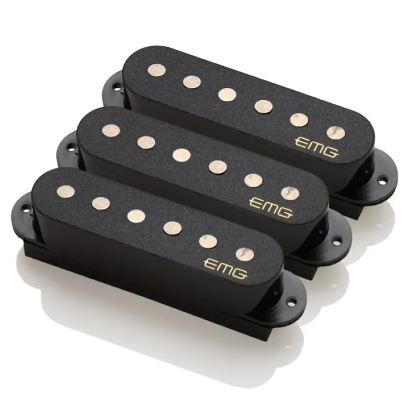 Compra Adesso EMG Set pick-ups SAV neri Single coil attivi SAV Set per chitarra elettrica 6 corde
